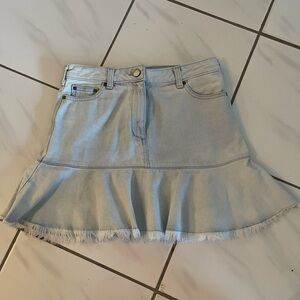 Michael Kors Light Blue Mini Skirt
